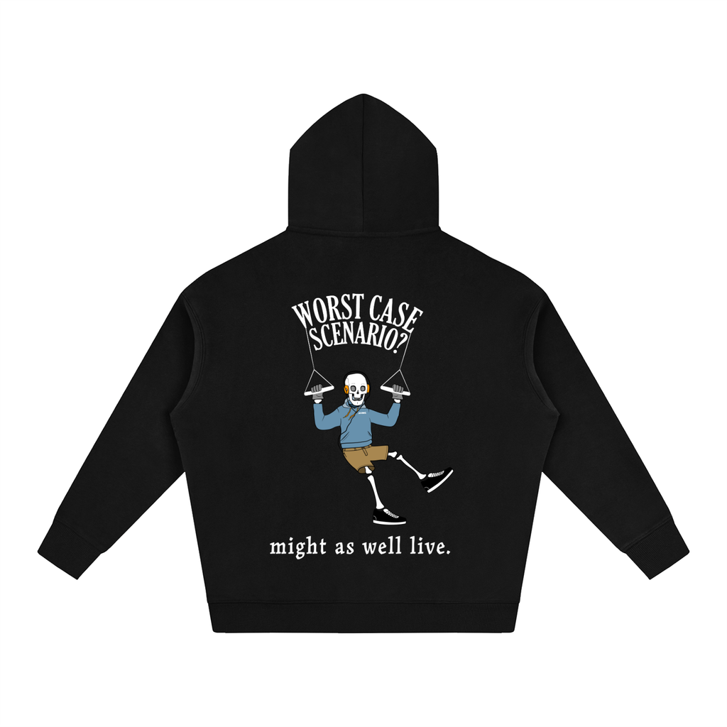 Oversize "Worst Case Scenario" Hoodie