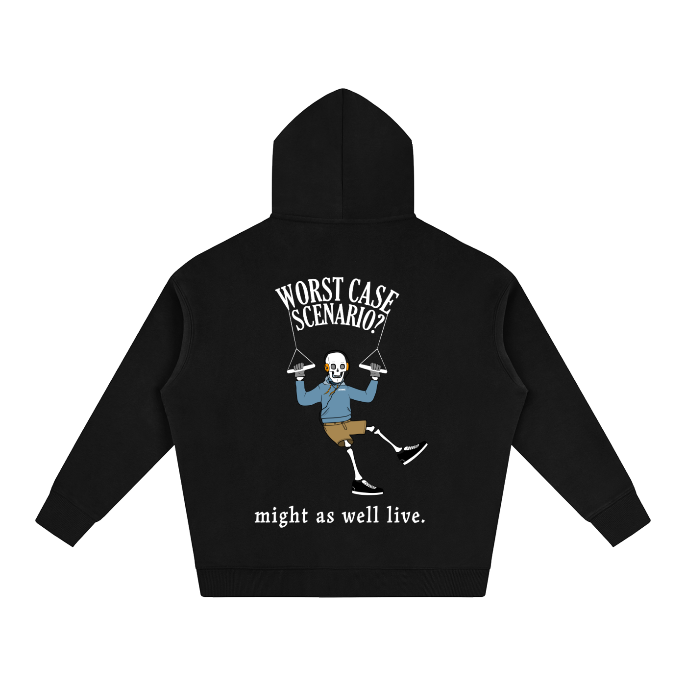 Oversize "Worst Case Scenario" Hoodie