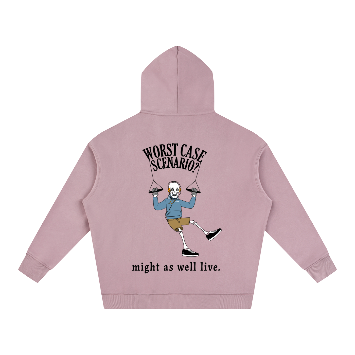 Oversize "Worst Case Scenario" Hoodie