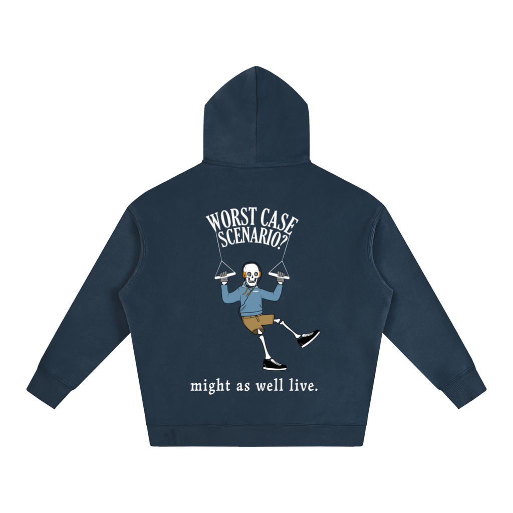 Oversize "Worst Case Scenario" Hoodie