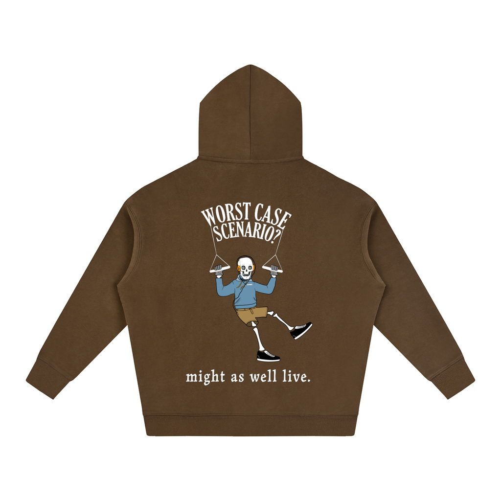 Oversize "Worst Case Scenario" Hoodie